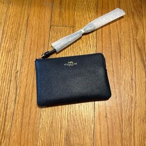 Coach Wristlet, Navy Blue - Never Used